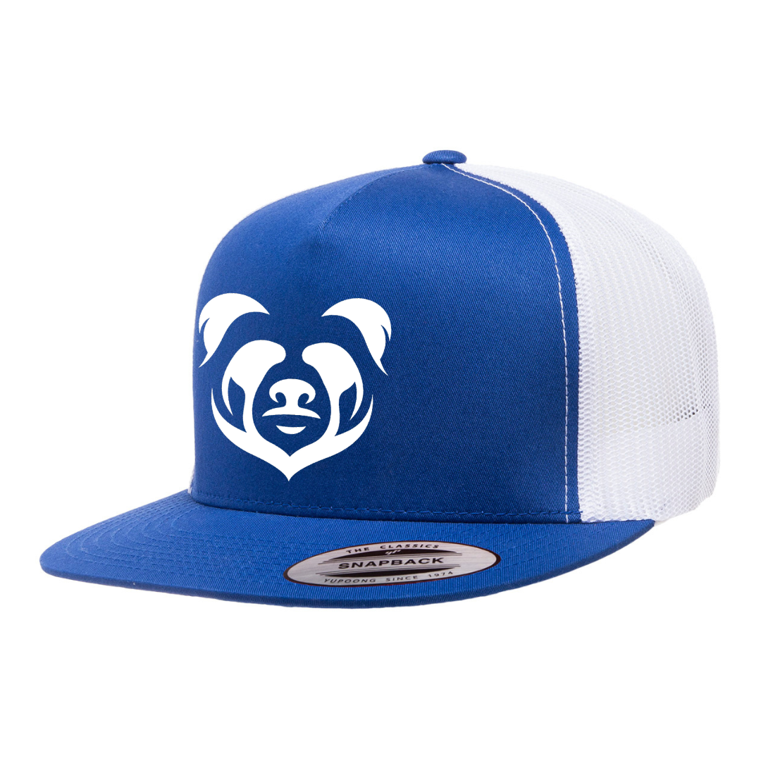 Blue/White Classic Trucker Cap