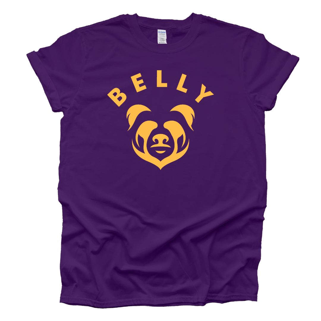 Purple & Gold Belly T-Shirt