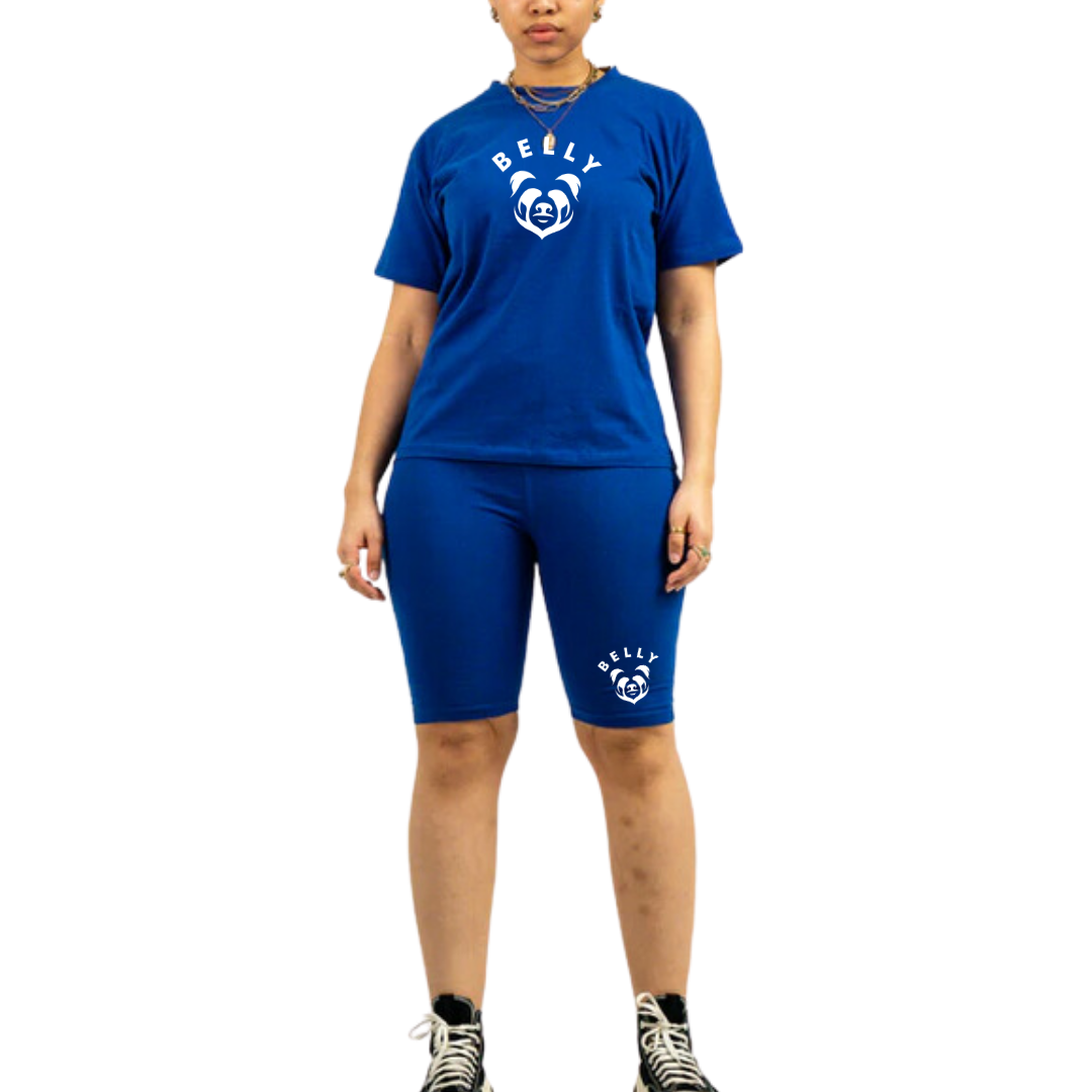 Belly Biker Short Set