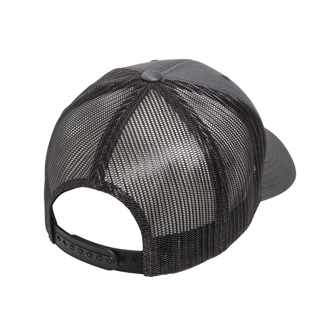 Black Retro Trucker Cap