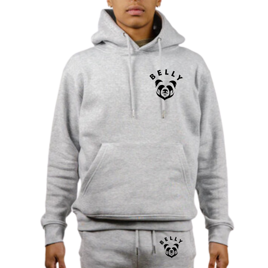 Belly Tight Fleece Hoodie Sweatsuit