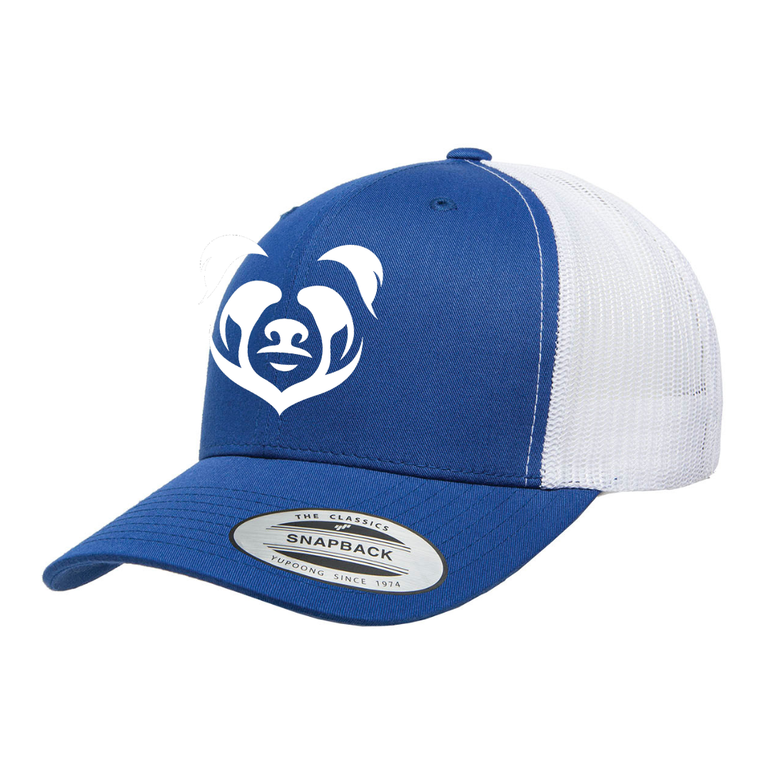 Blue/White Retro Trucker Cap