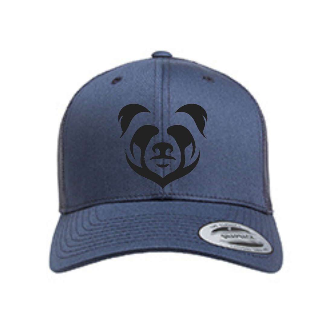 Navy Retro Trucker Cap