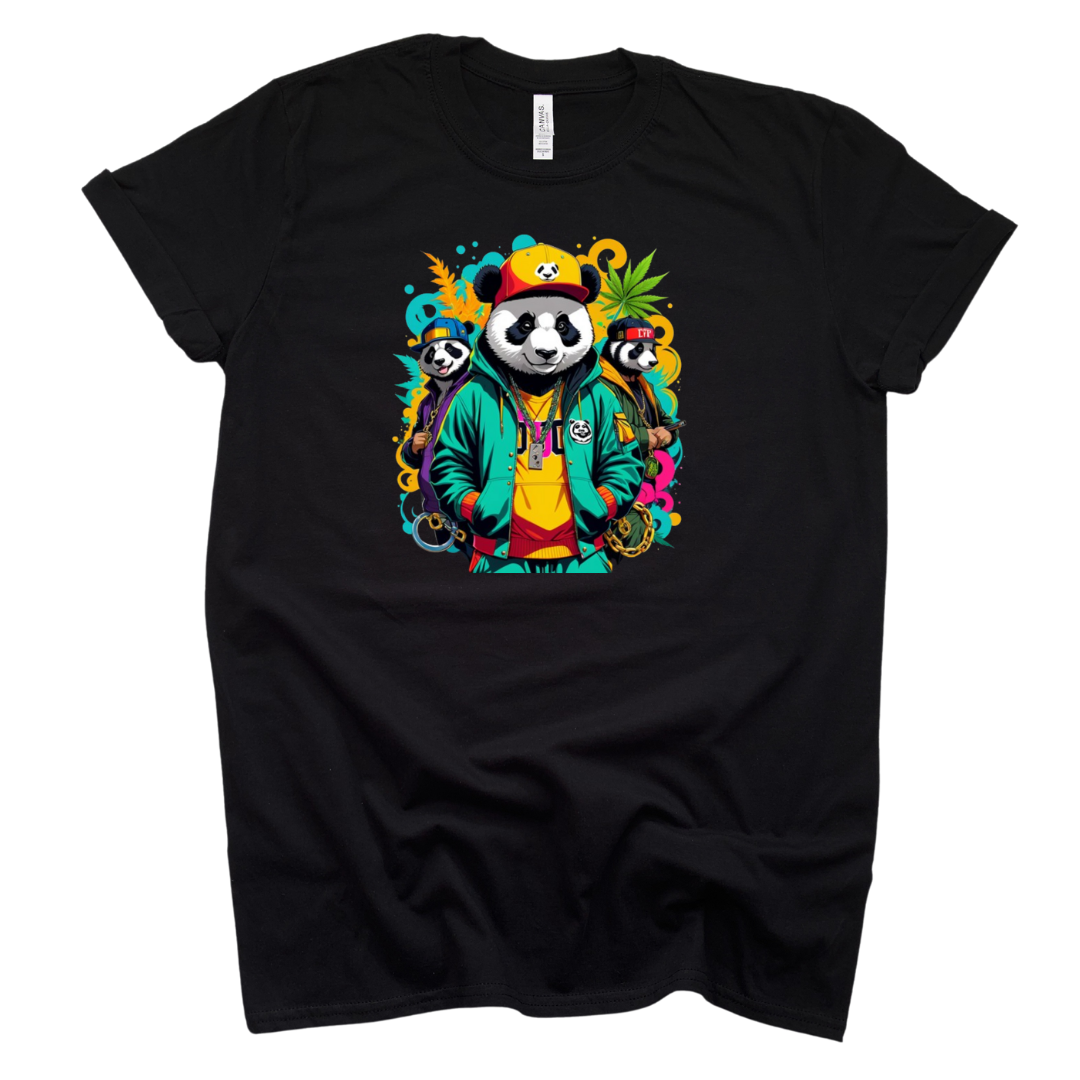 Black Belly Panda T-Shirt